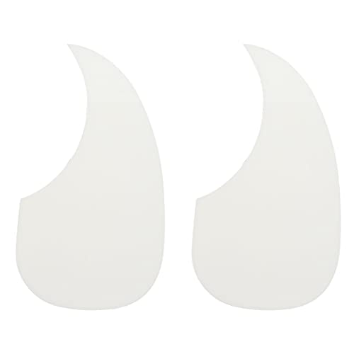 MECCANIXITY Acoustic Guitar Pickguard 2 Pack White