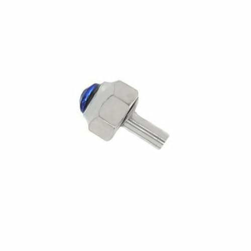 Ewatchparts Watch Crown Compatible With Cartier Santos Tank Francaise 3.50mm Steel Shiny Blue