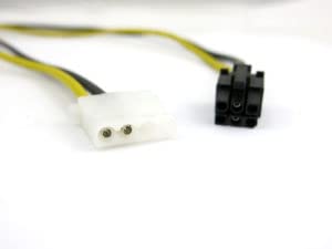 Parallel Miner-PCIE 6PIN to MOLEX 4PIN Female – 24INCH 14AWG – 12VOLT ONLY