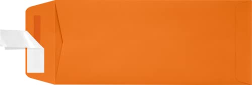 LUXPaper #10 Policy Envelopes, Peel & Press, Mandarin Orange (250)