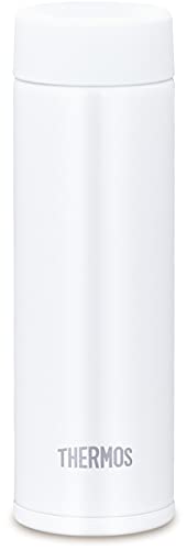 Thermos Botella de agua, taza de bolsillo aislada al vacío, 150.8 ml (150 ml), color blanco JOJ-150 WH (modelo de pequeña capacidad)