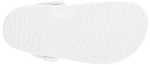 Crocs Classic Tamanco, Unissex Adultos, Branco (White), 38