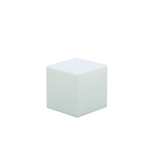 Cube Lumineux intérieur extérieur Cuby 43 cm Recharge solaire + Batterie Rechargeable