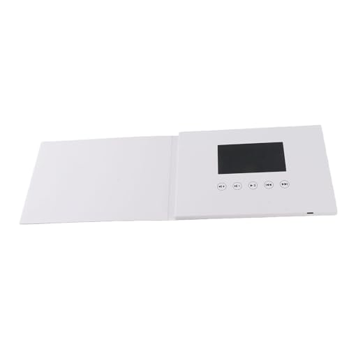 Video Greeting Card Plastic Metal Video Brochure Electronic Greeting Card with LCD Screen for Birthday Gift Father's Day Mother's Day Christmas Anniversary (4.3inch)