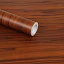Image of Wood Grain Contact Paper, Brown Wood Peel and Stick Wallpaper for Cabinets, Self Adhesive Waterproof Wall Paper for Furniture Countertops Drawer Shelf Liner (12x144Inch)
