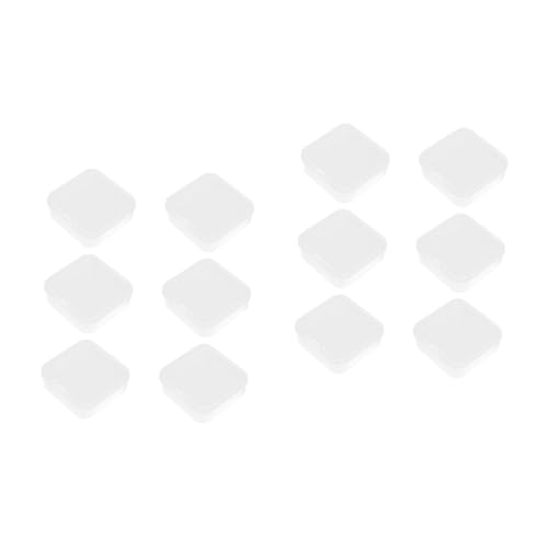 COLLBATH 2sets Accessories Organizer 2-in-1 Nail Jewel Holder Travel Sequins Case for Easy Access 6pcs*2