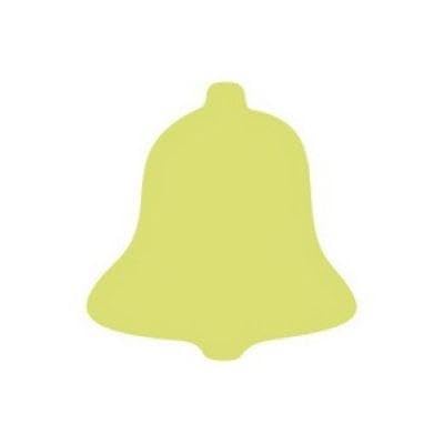 Perforatrice à motif cloche 5 cm pour cartes de vœux faites main