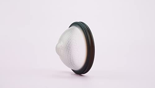 Disque menstruel réutilisable en silicone médical noir taille L