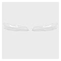 Generisch Auto-Scheinwerfergehäuse, kompatibel mit Peugeot 406 2004 2005 2006, transparente Frontscheinwerferabdeckung, Scheinwerfer-Objektivkappen, Lampenschirmschale Mit Dichtmasse