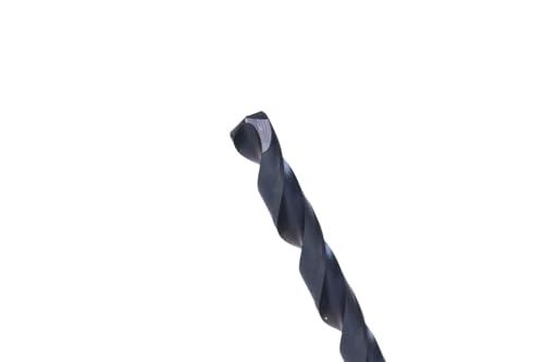 Image of Century Drill & Tool 24115 Pro Grade Black Oxide Drill Bit, 15 /64 inch, Pro | Straight shank, 3-7 /8 inch overall length, 135 point, cuts steel, wood & plastic, 135 split point