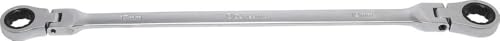 BGS 1541-17X19 | Double Swivel Head Ratchet Wrench | 17 x 19 mm