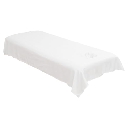 Feuilles table de massage 47x79 pouces cover avec trou visage