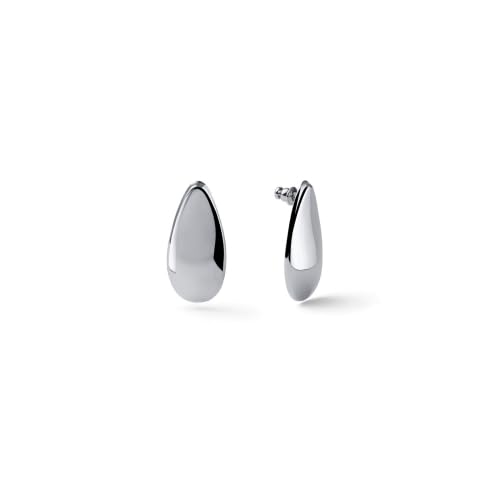 Boucles d'oreilles en bronze plaqué argent 925 Unoaerre avec fermoir papillon vintage