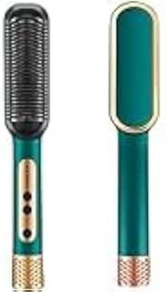 Ceramic Hair Straightener Brush 510°C - Green