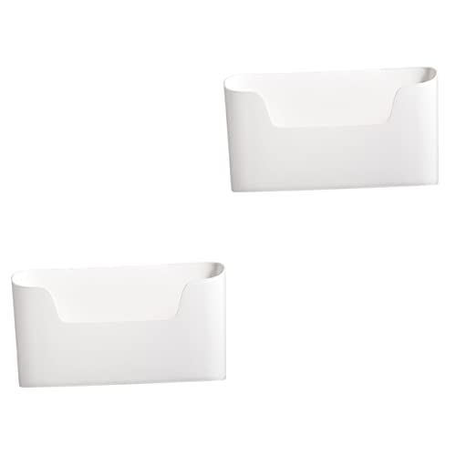 Cabilock 2 Pçs Caixa De Armazenamento De Parede Prateleira De Escritório Caixa De Armazenamento De P