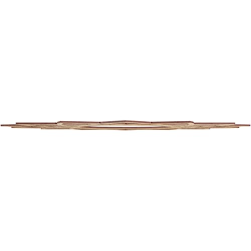 Image of Ekena Millwork 34 inchOD x 13 1 /8 inchID x 3 /8 inchT Eleanor Wood Fretwork Pierced Ceiling Medallion, Red Oak