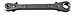 Ratcheting Service Wrench - 3/16" , 5/16" , 1/4" , 3/8" - Packard PRW516