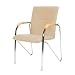 Produktbild BESUCHERSESSEL BEIGE 2 ST. (SAMBA CHROM V461.007)