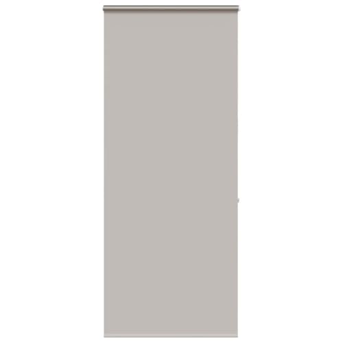 vidaxl shower roller blind with cassette - light grey 110x240 cm/space-saving/water- peva/modern bathroom privacy cover