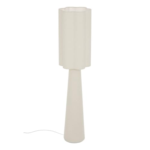 Atmosphera - Lampadaire blanca beige lin h124cm