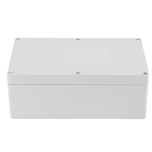 Wasserdichtes Kunststoffgehäuse, 230 X 150 X 85 Mm, IP65, mit Schrauben, weiß, -Anschlussdose, Unterirdisches Elektrisches Gehäuse, Schaltergehäuse, Projektgehäuse