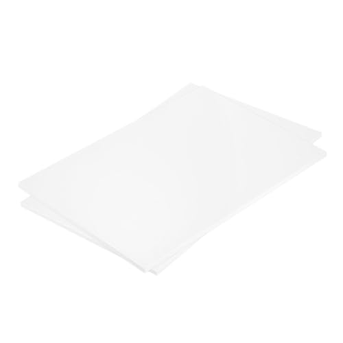 MECCANIXITY ABS Plastic Sheet 12 Inch x 8 Inch x 0.24 Inch ABS Styrene Sheets for Building Model DIY Crafts Panel White 2 Pcs
