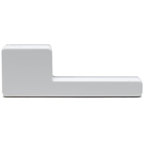 Image of ORACLE Lighting 3140-A-001 Single Universal Illuminated Amber LED Letter L with Matte White Finish Letter Badge - Sleek Design - Customized High-End Appearance