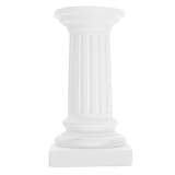 Socle d'exposition : socle d'exposition en forme de colonne romaine, facilitant son placement et sa mise en valeur dans tout environnement ; pilier romain pour mariage, style architectural romain