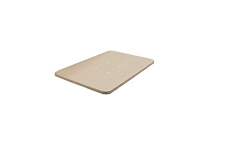 HOGAR24 ES Base tapizada 140 x 190 Reforzada sin Patas, tapizado 3D Color Beige + 4 válvulas de transpiración