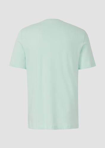 s.Oliver Herren T-Shirt mit Logo-Print – aus Baumwolle, Regular Fit, Rundhals – Ansicht 7