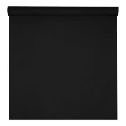 Santex mariage Nappe Rouleau Harmony intissé Opaque 10m, Noir