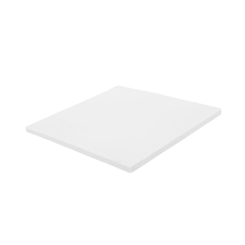 DOITOOL Azulejos de Porcelana Blancos 25 Cm Superficie para Esmaltar y Pintar Material Resistente para Manualidades Decoración del Hogar y Arte Infantil