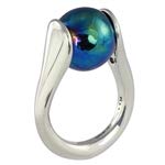 GAYM 14mm Fancy Lotus Sterling Silver Interchangeable Ring (7)