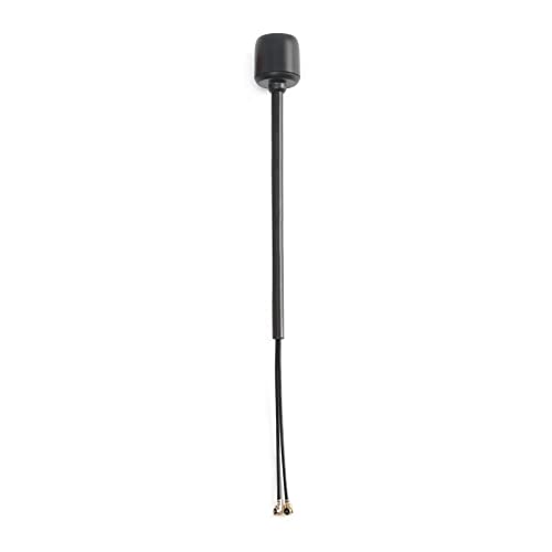 FlyFishRC Dual-Band Dual-Polarized Polarization Omni-Directional O3 Air Unit Antenna FPV 5.8-G-H-Z/2.4-G-H-Z LHCP Antennas Replacement Ipex UFL for HD RC Racing Drone Quadcopter (95mm)