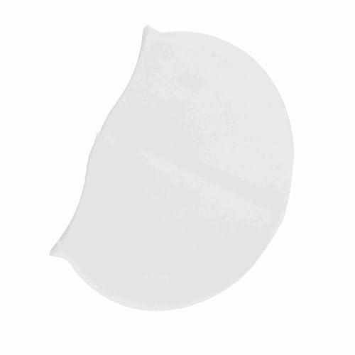 Cassin de natación de silicona unisex impermeable y para cabello largo (White)
