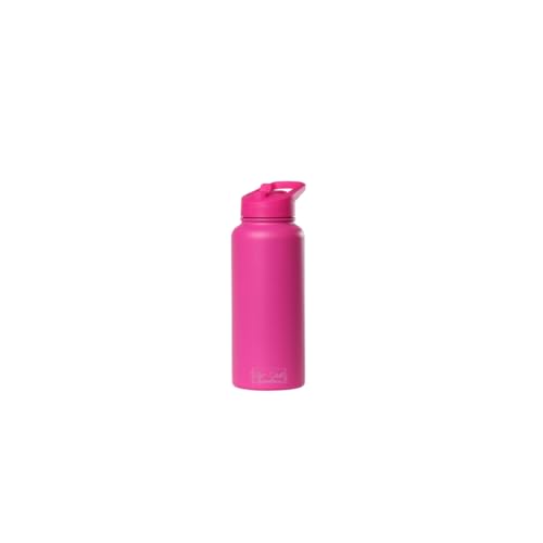 Sip+Sea St. Kitts 32 oz Stainless Steel Water Bottle with Straw Lid|Double Wall Vacuum Insulated
