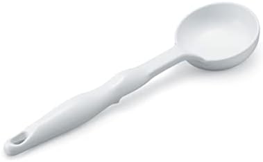 Vollrath 5283715 Nylon Round Solid Spoodle, White, 4 Oz., 12-3/8" Length