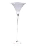INNA-Glas Deko Glas Sacha AIR, auf Standfuß, transparent, 90cm, Ø35cm