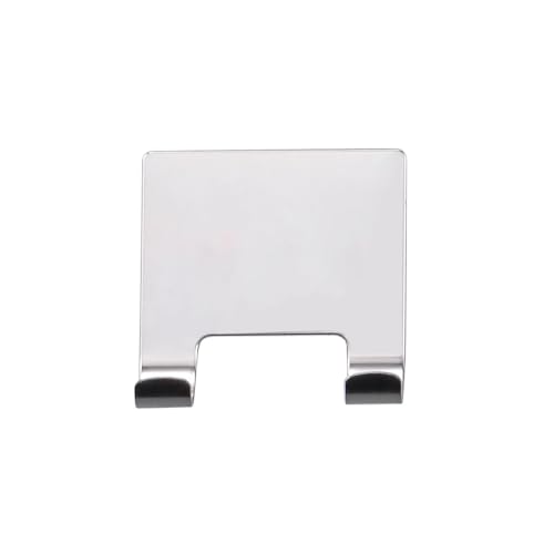 Image of J&V TEXTILES All-Purpose Stainless Steel Shower Squeegee for Glass Doors with Adhesive Hooks, Squeegee for Shower Glass, Bathroom Household Cleaner Tool, 10 Inch (Silver)