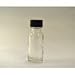 PREMIUM VIALS CREATIVE PACKAGING SOLUTIONS 1/2 Oz (15 ml) CLEAR Boston Round Glass Bottle w/Cap - Pack of 540