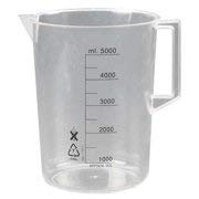 Beaker with Handle, 1000mL, Poly, PK2