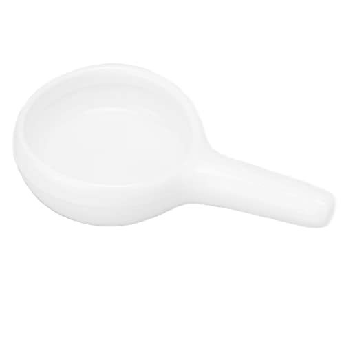Bougeoir en Céramique, Bougeoir Bougie Chauffe-Plat Pratique Pratique Surface Lisse pour Salon pour Lampes Aromatiques(blanche) Cover