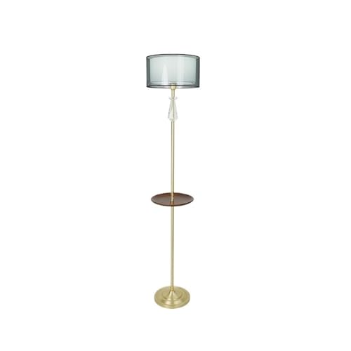 FZL02068LM Lampara de Pie Lámpara de pie con doble pantalla, for sala estar, sofá, dormitorio, adornos decorativos, lámpara bandeja Floor Lamp