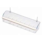 PCMOVILES 2 X Comederos Largos Interiores para Jaulones y pajareras de pequeñas Aves