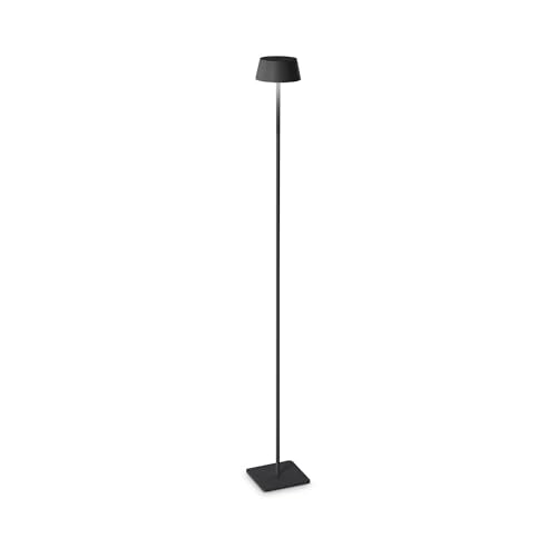 Image of Ideal Lux Pure Integrated LED Outdoor Bollard Black 230Lm 3000K IP54