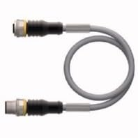 Connecteur capteur actionneur Turck 6628283 de 1m avec 4 pôles pour liaison industrielle