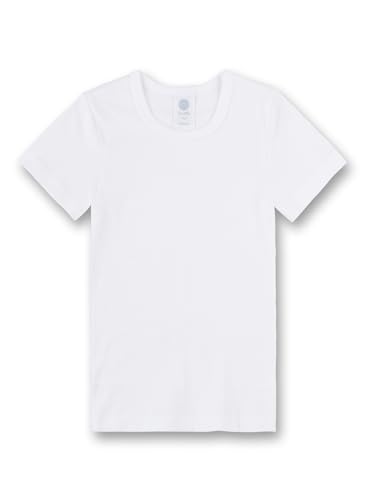 Sanetta Garçon Maillot de Tricot, Blanc, 12 ans EU