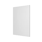 Domus 580V - Panel de Calefacción por Infrarrojos para el hogar, Calefacción Eléctrica de Bajo Consumo, Placa Radiante, Calefactor Infrarrojo, 580 vatios, 100 x 60 x 2.5 cm, Blanco Sin termostato