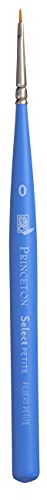 Image of Princeton Select Artiste Mini Filbert Brush, Synthetic, Short Handle, Size 0, 1 Count