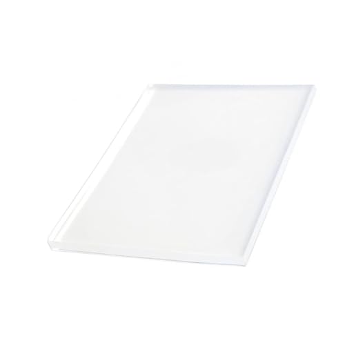 Alfombrilla de gel de silicona transparente para estampar manualidades en papel y madera 7